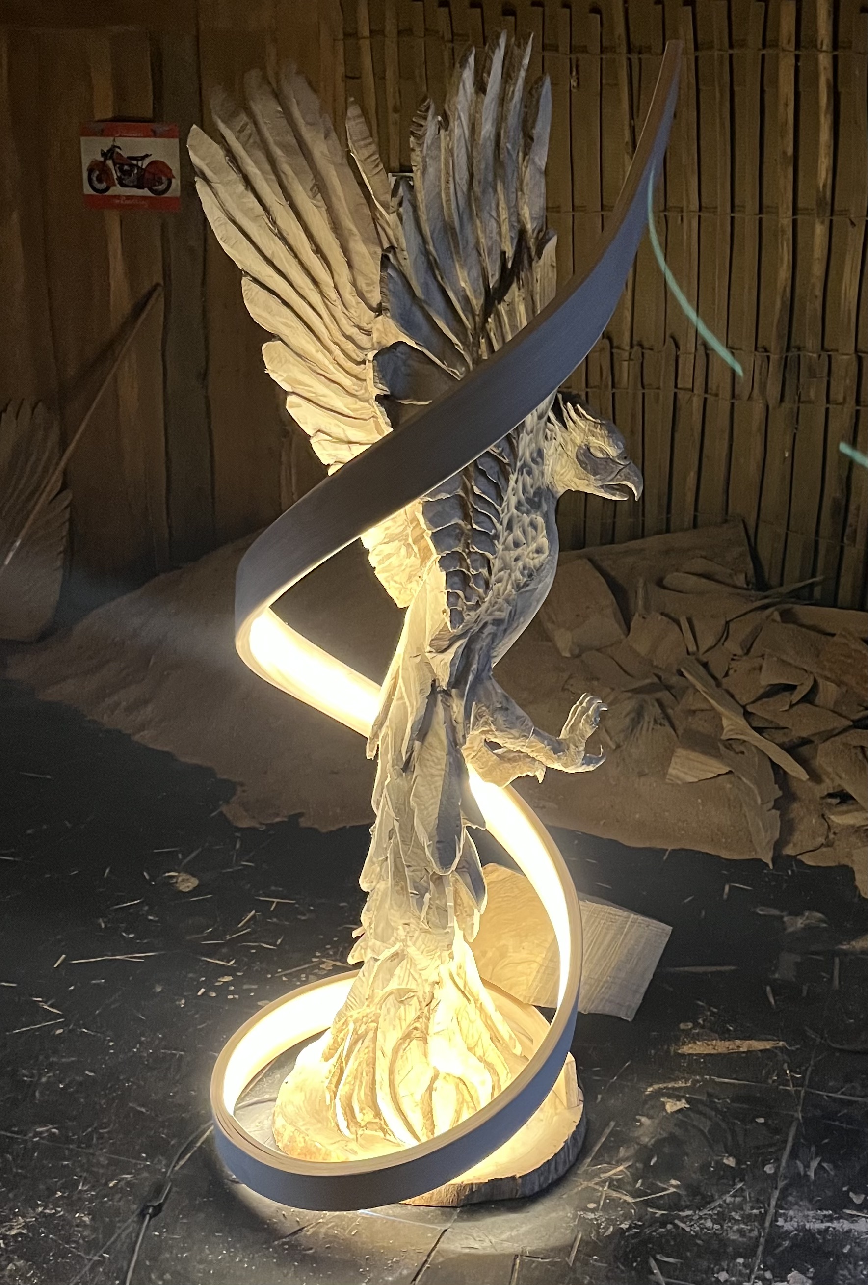 Feniks lamp foto 4